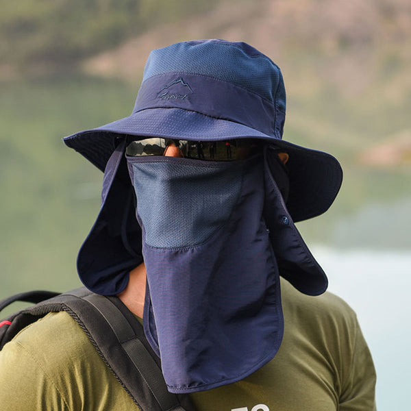 Gorro de Pesca Multifuncional con Protección Solar para Hombre