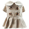 Vestido com Botões Cáqui