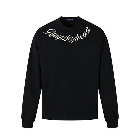 Sudadera con Capucha Pesada de Letras Perladas para Parejas - Image 20