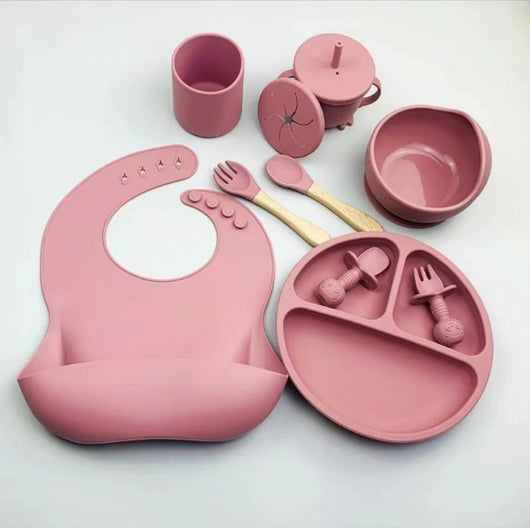 Set de Alimentación Complementaria con Ventosa y Tazón de Silicona - 9 Piezas - Image 6