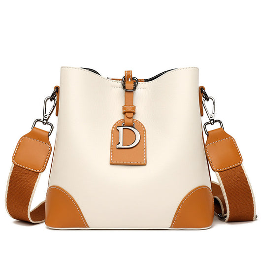 Bolso de Cuero Retro Estilo Bucket - Bandolera Suave y Versátil - Image 3