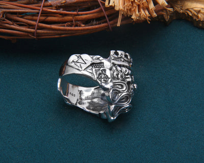 Anillo de Calavera en Plata Esterlina 925 para Hombre - Image 7