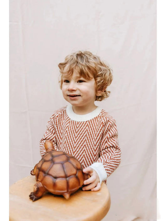 Suéter Navideño Infantil con Patrón de Onda - Cuello Redondo para Otoño e Invierno - Image 14
