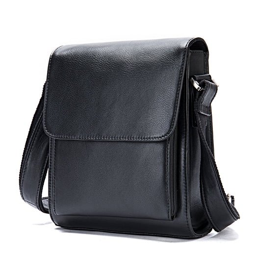 Bolsa Bandolera de Cuero Genuino para Hombre - Estilo Casual Messenger - Image 6