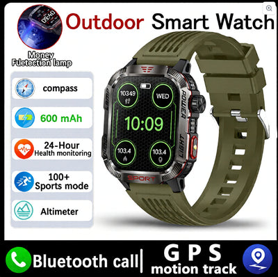 Reloj Inteligente Deportivo con Altímetro Barométrico y Llamadas Bluetooth - Image 4