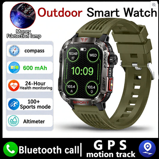 Reloj Inteligente Deportivo con Altímetro Barométrico y Llamadas Bluetooth - Image 4