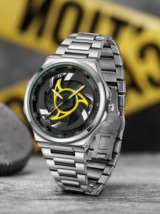 Reloj Deportivo de Acero Inoxidable con Bisel Giratorio y Esfera de Cuarzo - Image 6