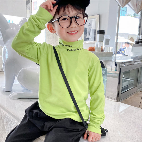 Camiseta Infantil Cuello Medio Alto