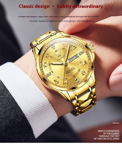 Reloj de Pareja Cuarzo Casual Resistente al Agua - Image 23