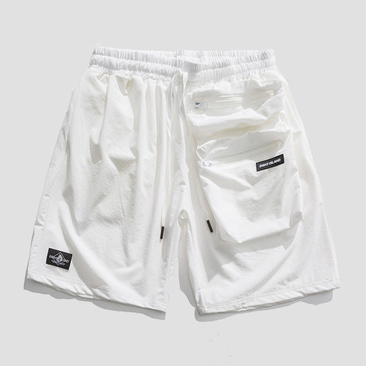 Shorts Overol Holgado Hip-Hop Urbano Versátil para Hombre - Image 8
