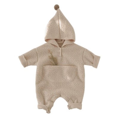 Pijama Enterizo para Bebé con Capucha y Doble Felpa Térmica - Image 5