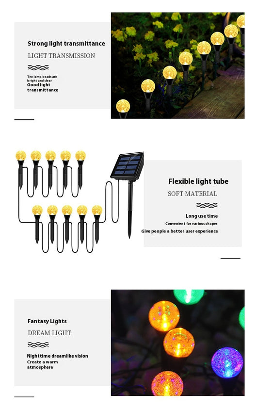 Guirnalda de Luces LED para Jardín y Terraza - Decoración Exterior Impermeable - Image 12