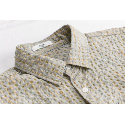 Camisa Cuadrillé Suelta Ligera para Hombre - Estilo Verano Moderno - Image 13