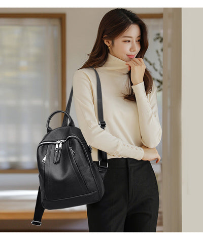 Mochila de Cuero Genuino - Bolsa de Viaje y Trabajo Profesional - Image 9