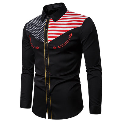 Camisa Vaquera Bordada de Manga Larga para Hombre - Estilo Western - Image 16