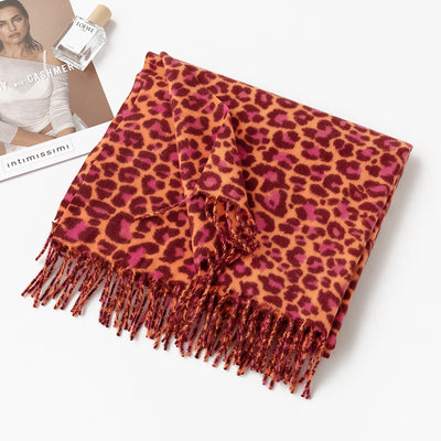 Bufanda Cashmere Retro Estilo Europeo para Mujer - Image 11