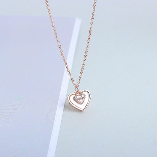 Collar de Plata Esterlina S925 Concha del Amor para Mujer - Image 8