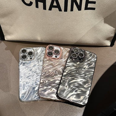 Funda Celular Efecto Agua con Brillo y Diseño Minimalista - Image 19