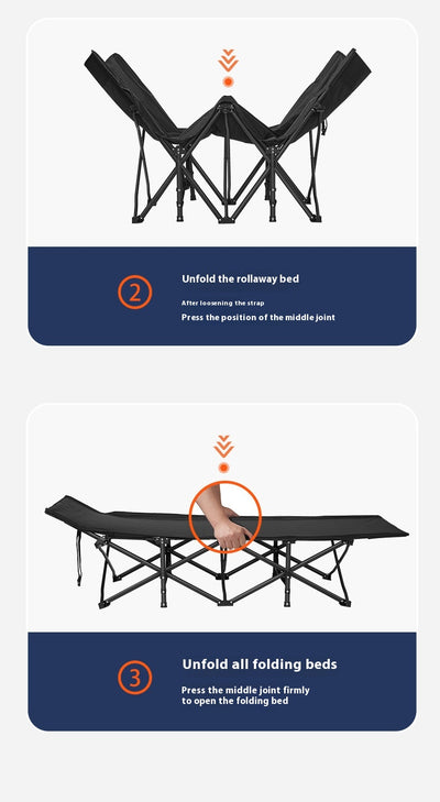 Cama Plegable Portátil para Camping y Oficina - Image 43