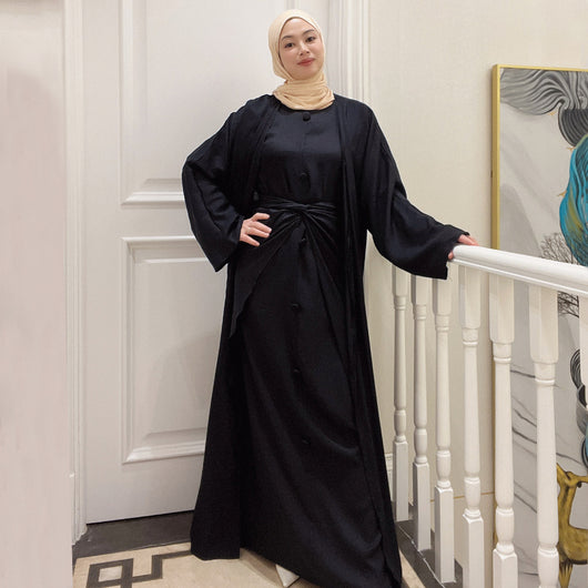 Traje de Tres Piezas Elegante Minimalista para Mujer - Image 7
