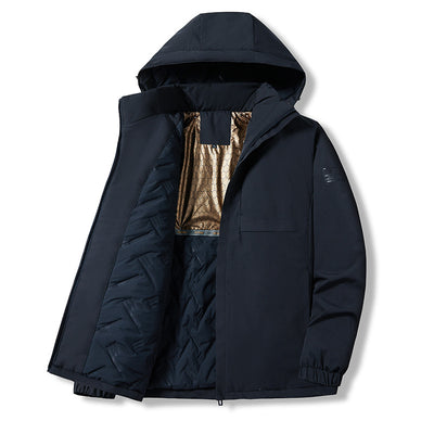 Chaqueta Impermeable Térmica con Sensor de Temperatura para Otoño e Invierno - Image 3