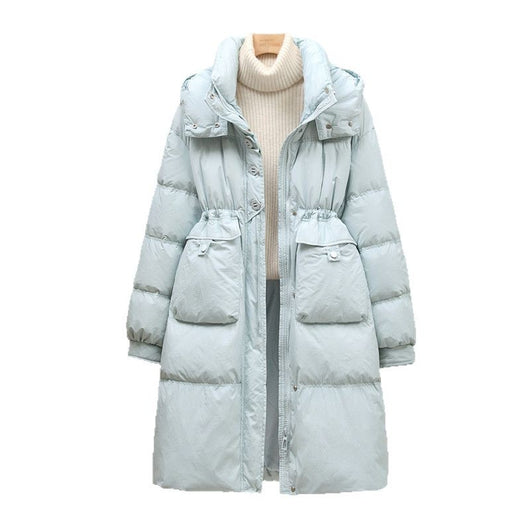 Abrigo Acolchado Largo para Mujer - Elegancia y Calidez Hasta la Rodilla - Image 5