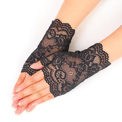 Guantes de Encaje Protección UV para Conducir - Dedos Libres - Image 5