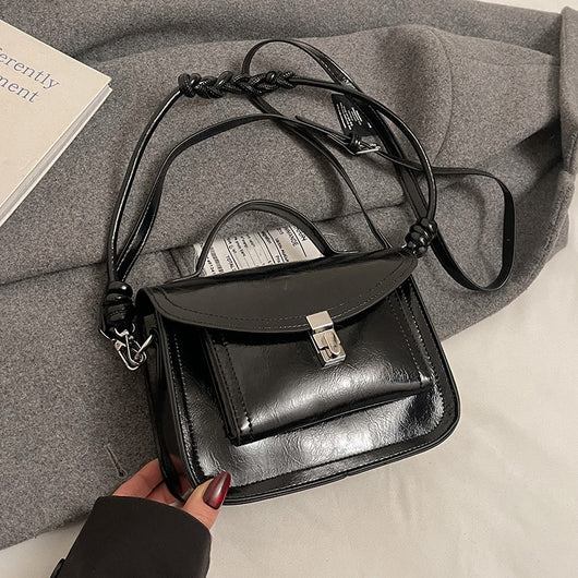 Bolso Bandolera Cuadrado Retro Portátil para Mujer - Image 9