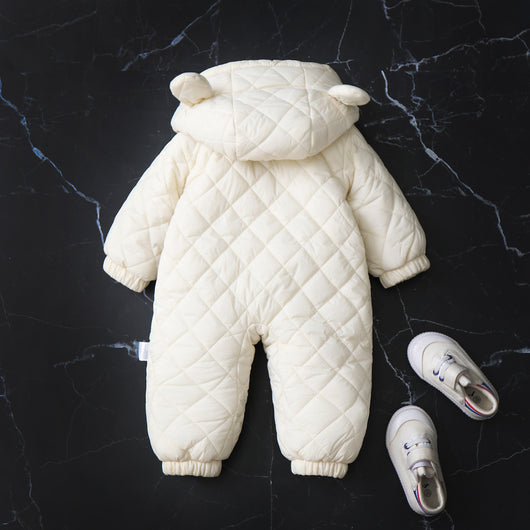 Mameluco Térmico Infantil con Capucha y Forro Polar para Invierno - Image 44