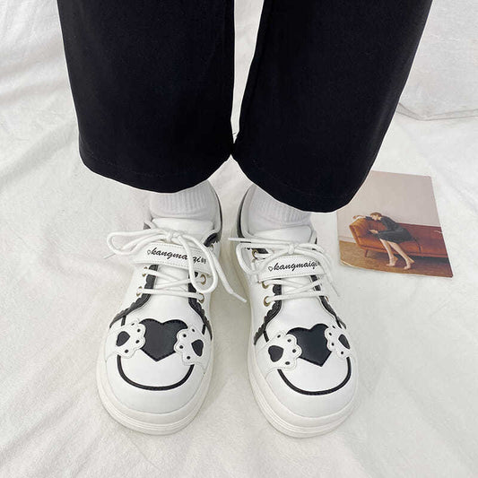 Tenis Escolares con Suela Gruesa y Velcro Diseño Osito
