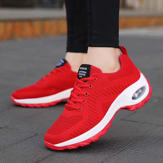 Tenis Deportivos para Mujer con Cordones Frontales y Malla Transpirable - Image 3