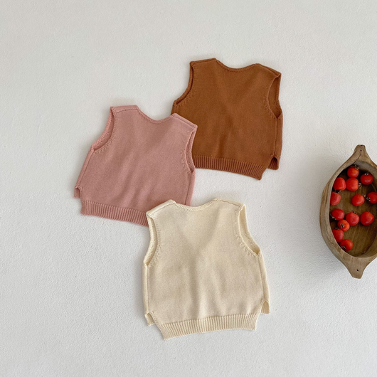Chaleco Cardigan Tejido para Niños con Borlas - Image 19