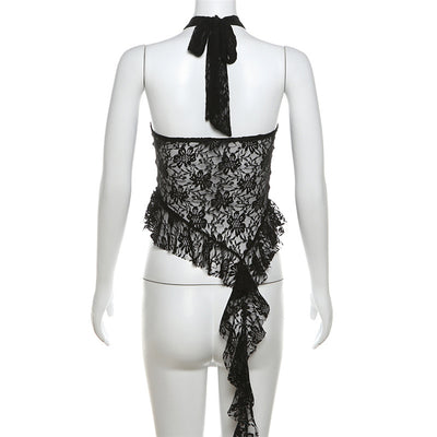 Chaleco Cuello Halter Pure Desire con Bordes Irregulares - Image 18