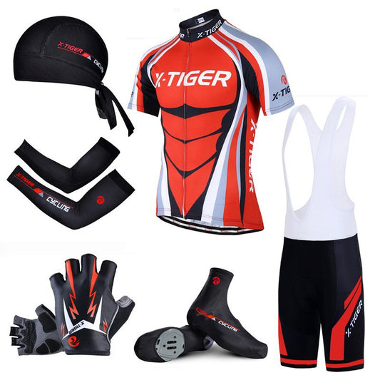 Set Completo 6 Piezas para Ciclismo XTIGER - Equipamiento Verano
