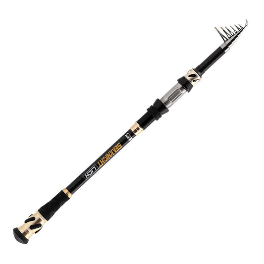 Caña de Pesca Telescópica Seaknigh - Portátil para Surf Casting