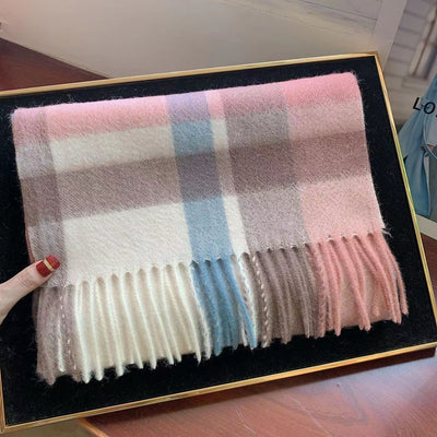 Bufanda Escocesa Edimburgo de Lana y Cachemira Premium para Invierno - Image 31