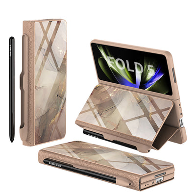 Funda de Cristal Protectora para Galaxy Z Fold5 - Diseño Flip Creativo - Image 11