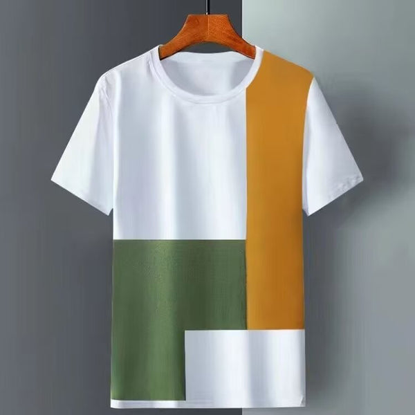 Camiseta Manga Corta Ice Silk para Hombre - Verano