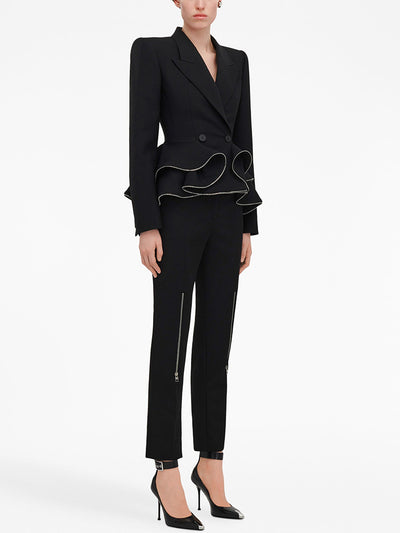 Traje Ejecutivo Dos Piezas con Blazer Ajustado y Pantalón Entallado - Image 11