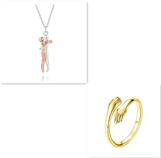 Collar Abrazo de Amor - Joyería Unisex para Parejas - Image 13