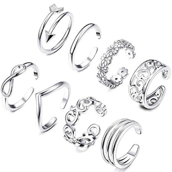 Anillos para los Pies con Encanto de Personalidad - Diseño Rosa Minimalista para Mujeres