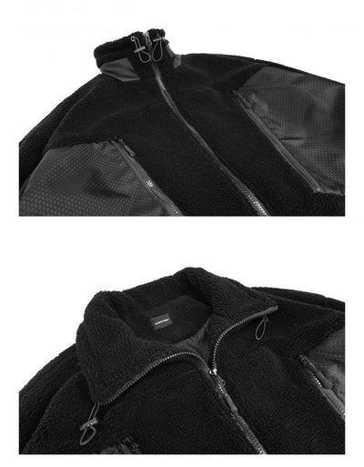 Chaqueta Sherpa con Cuello Alto y Bolsillos Laterales - Image 7
