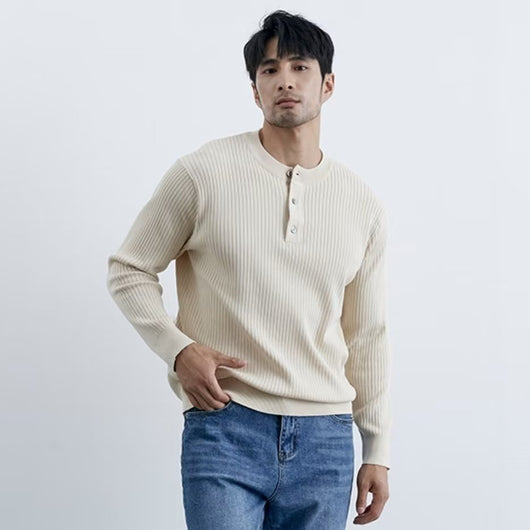 Suéter Ejecutivo Preppy de Manga Larga para Hombre - Image 4