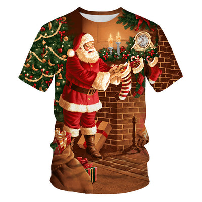 Playera Navideña Personalizada para Hombre con Impresión 3D Digital - Image 8