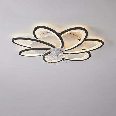 Lámpara de Techo Silenciosa con Ventilador para Dormitorio y Sala - Image 40