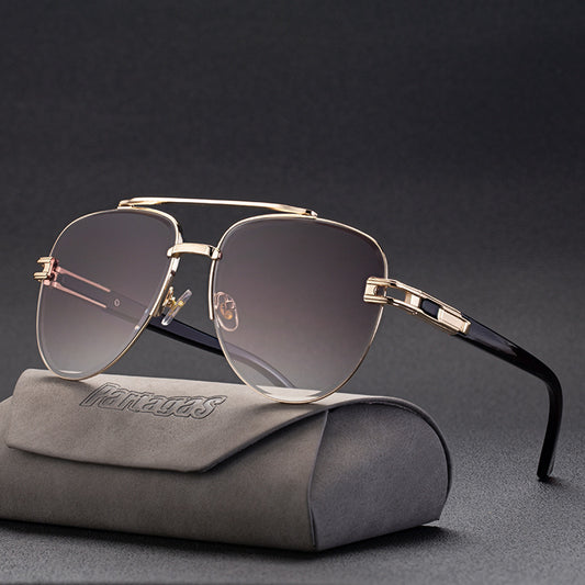 Gafas de Sol Retro Redondas Estilo Rana para Mujer