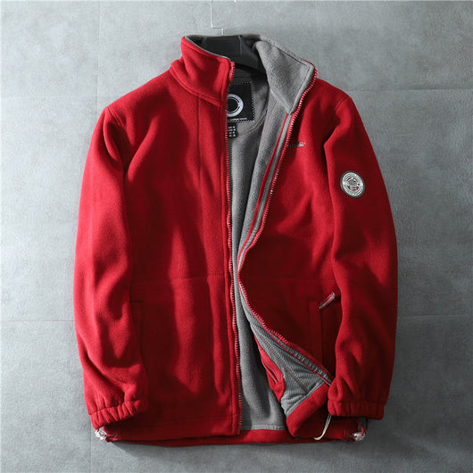 Chaqueta de Forro Polar Cálida para Otoño e Invierno