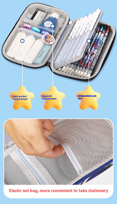 Estuche Escolar Grande Anti-Caídas con Alta Capacidad EVA para Primaria - Image 22