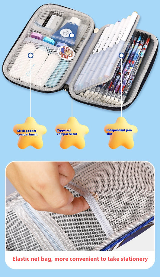 Estuche Escolar Grande Anti-Caídas con Alta Capacidad EVA para Primaria - Image 22