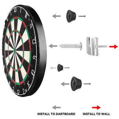 Llavero Gancho de Pared Dartboard Metálico - Organizador Decorativo - Image 2